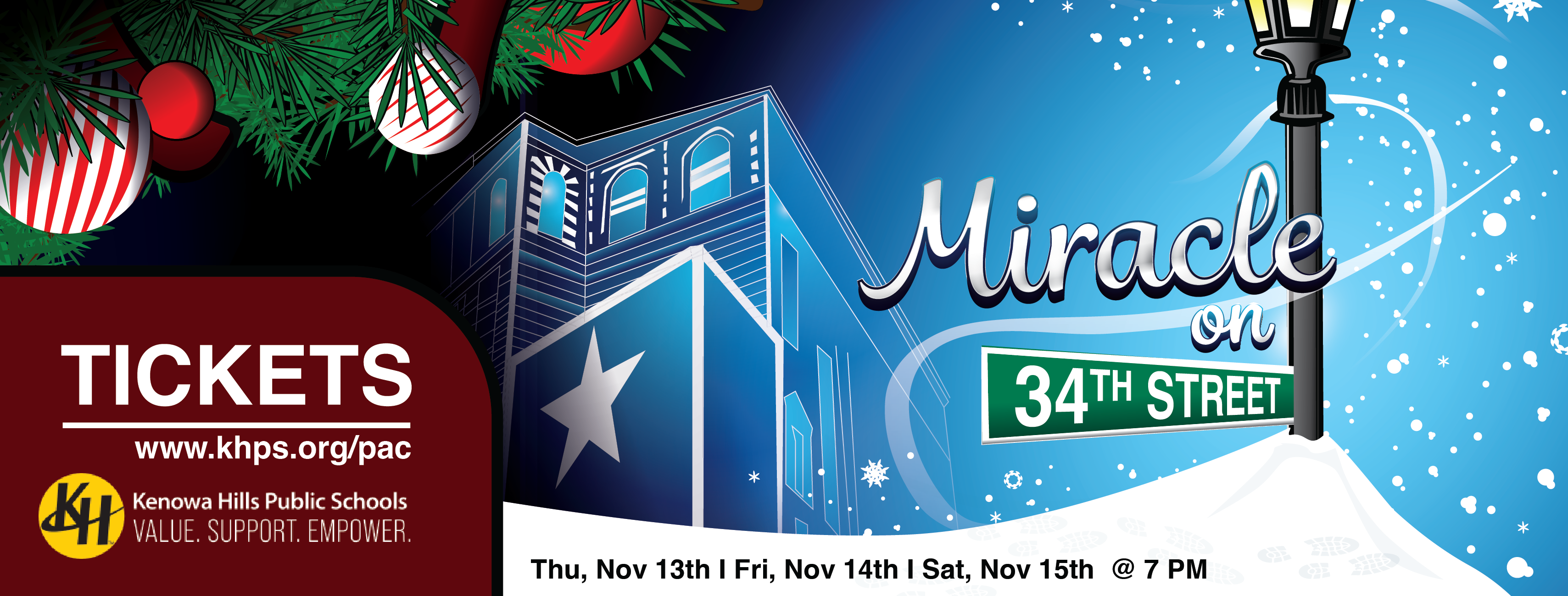 Miracle on 34th Street - November 13-15, 2025 at 7:00 pm